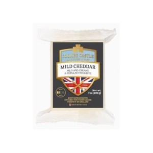Sūris čederio švelnus, baltasis, COOMBE CASTLE, 100 g